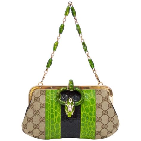 gucci purse with snake head